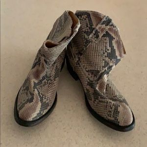 Miz Mooz Snakeskin Boots